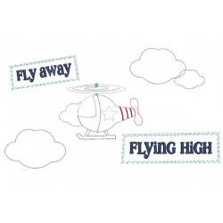 Stickserie - Helicopter Appli